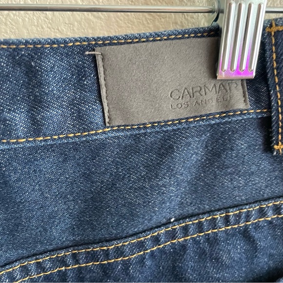 Carmar Los Angeles Beatrice Denim Zip Front Skirt, Size 28 - Picture 2 of 4